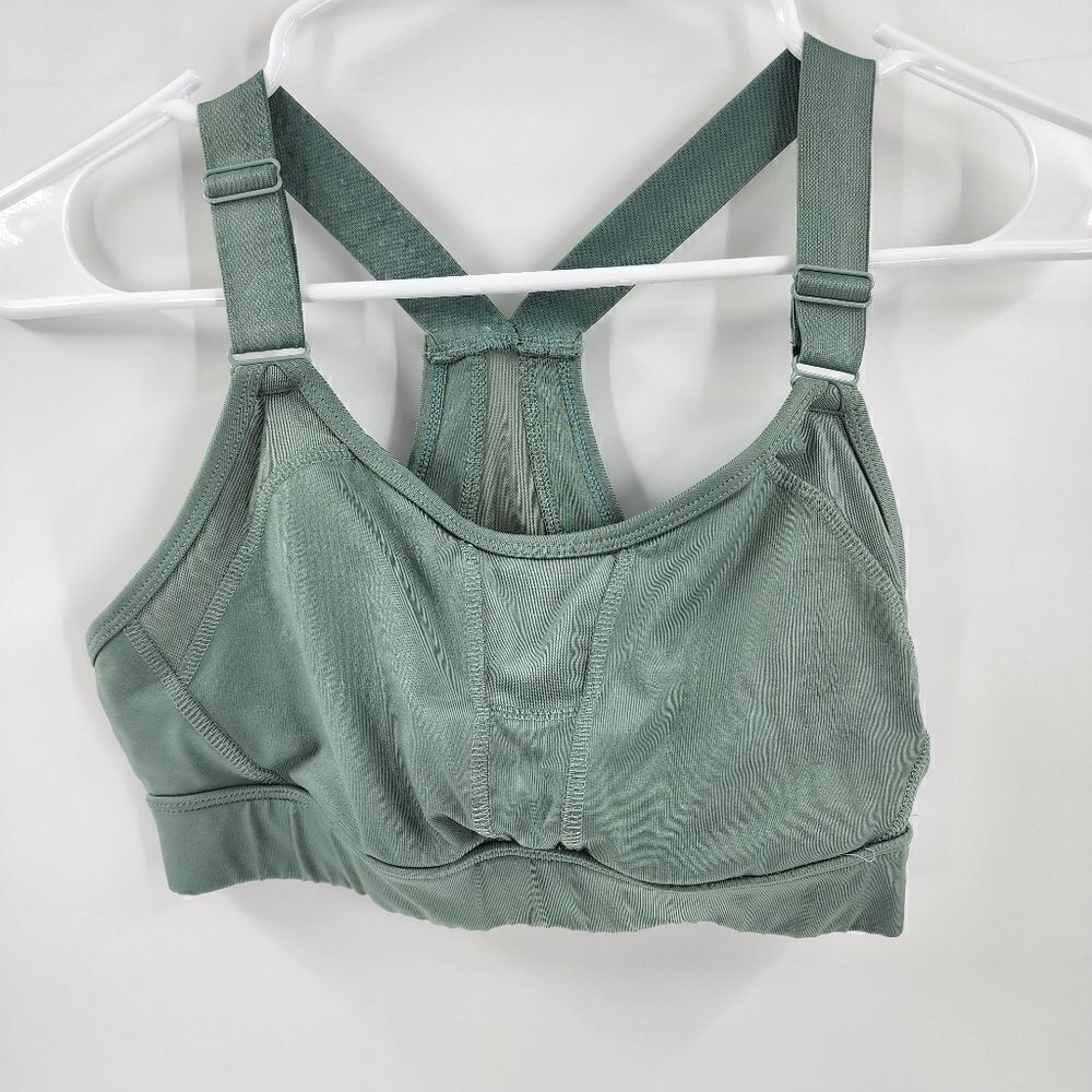 Jockey green sports bra small gym workout running